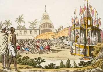 Fest der Einweihung des Tempels namens Tirunal, aus 